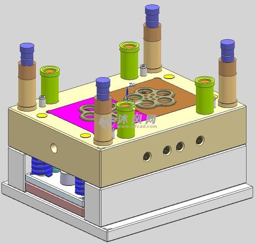 蒸蛋器注塑模具三维图本设计为蒸蛋器注塑模模具,是对蒸蛋器产品进行